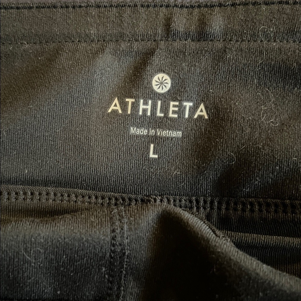 Athleta Black Leggings with attached skirt - Picture 6 of 6